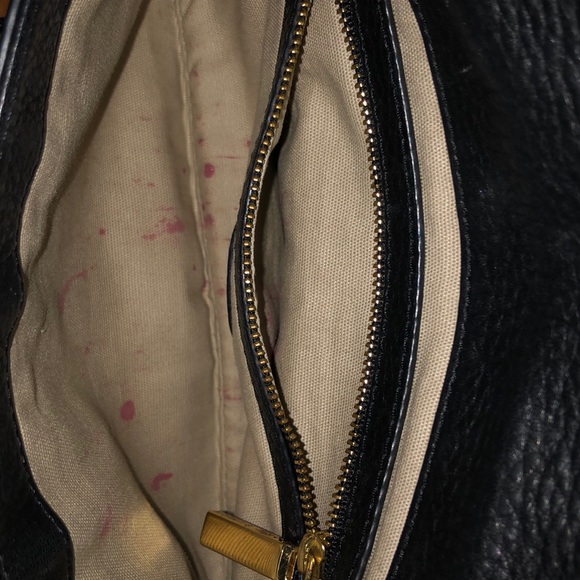 TORY BURCH Navy Leather Handbag - Picture 4 of 7